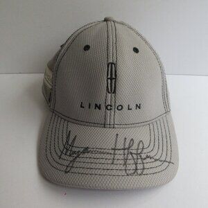 Lincoln PGA New Jersey Section Adj OS Golf Hat Cap Gray Morgan Hoffman Autograph